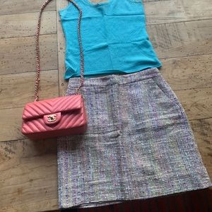 J.Crew Beautiful Tweed Mini Skirt